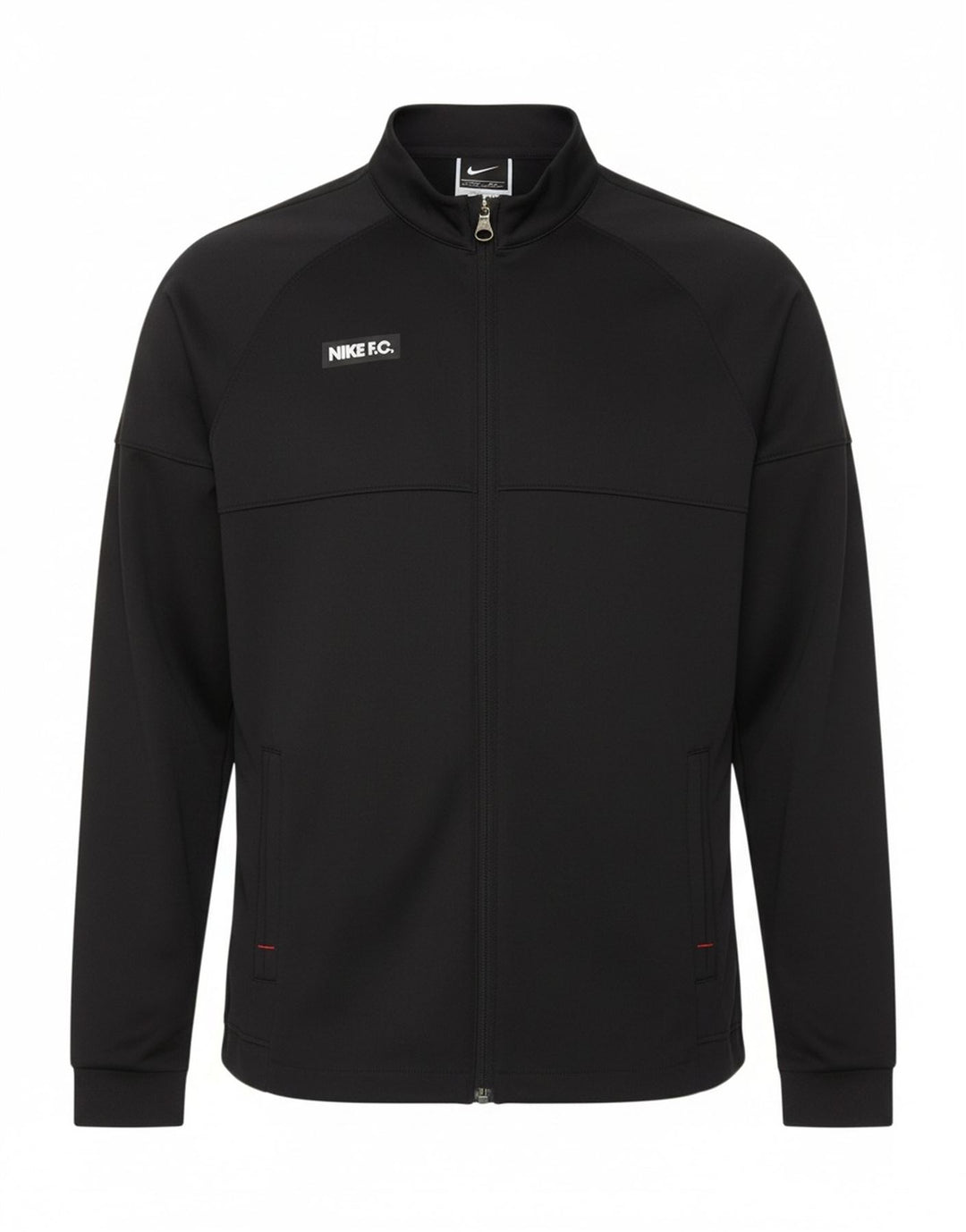 Nike Jungen-Trainingsanzug-Top-Jacke, 13–14 Jahre, XL, schwarzes Polyester