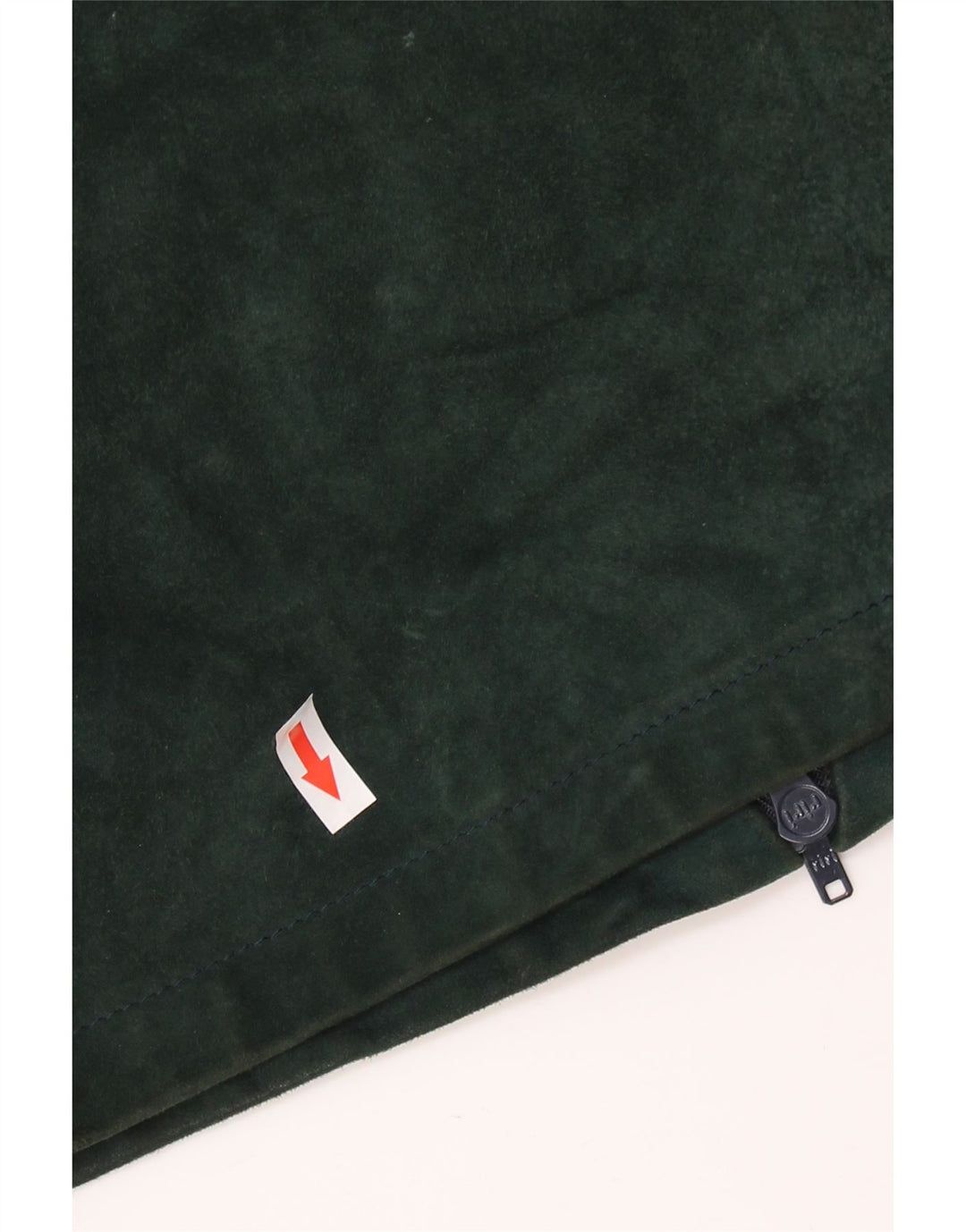VINTAGE Damen Wildlederrock W26 Small Grün