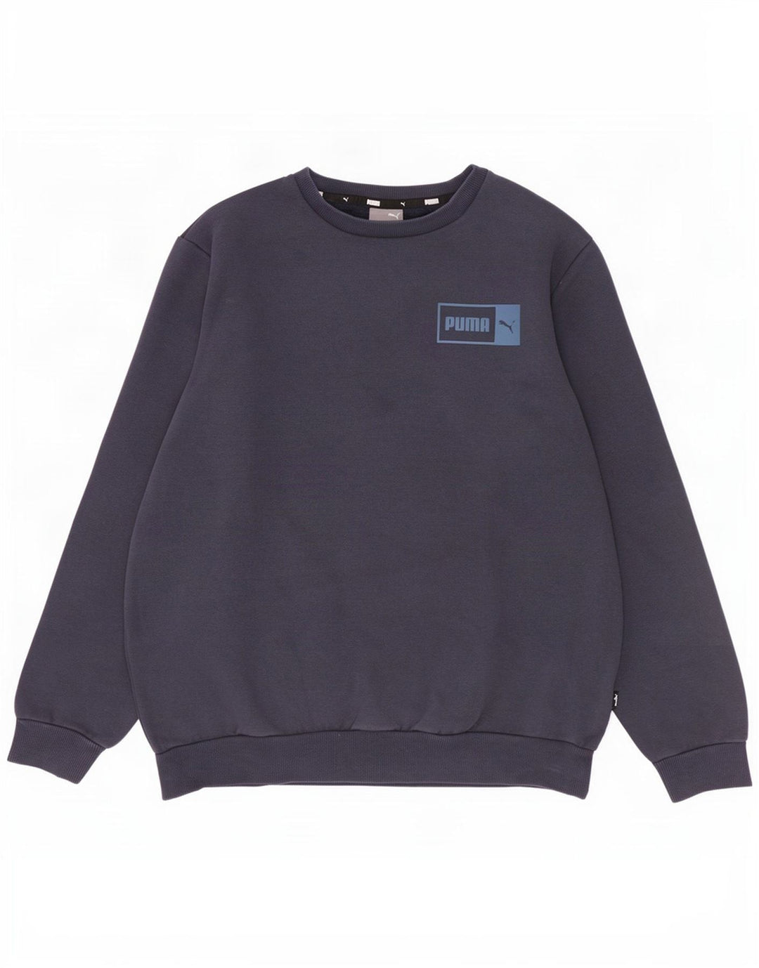 Puma Herren-Sweatshirt-Pullover, mittelmarineblaue Baumwolle