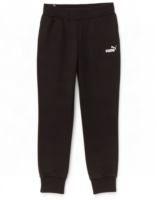 Puma Damen Trainingshose Jogger UK 10 Small Schwarz Baumwolle