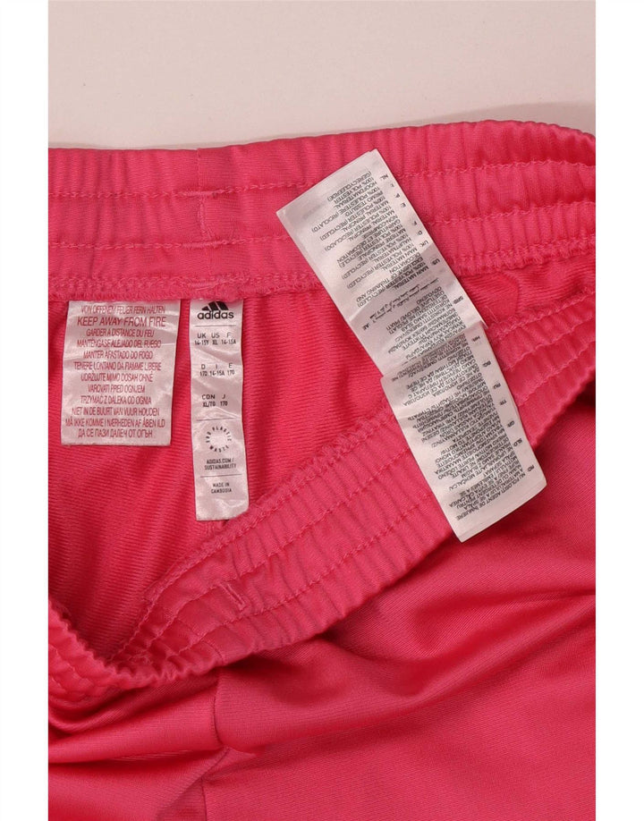 Adidas Mädchen-Trainingshose, 14–15 Jahre, rosa, Polyester