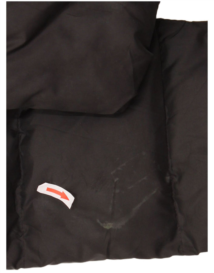 Calvin Klein Damen Wattierte Jacke UK 10 Small Schwarz Polyester