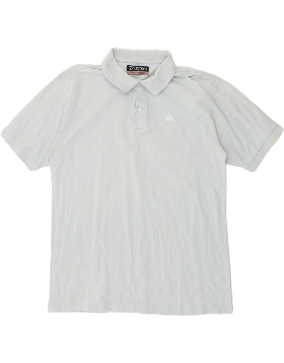KAPPA Mens Polo Shirt XL Blue Cotton Vintage Kappa and Second-Hand Kappa from Messina Hembry 