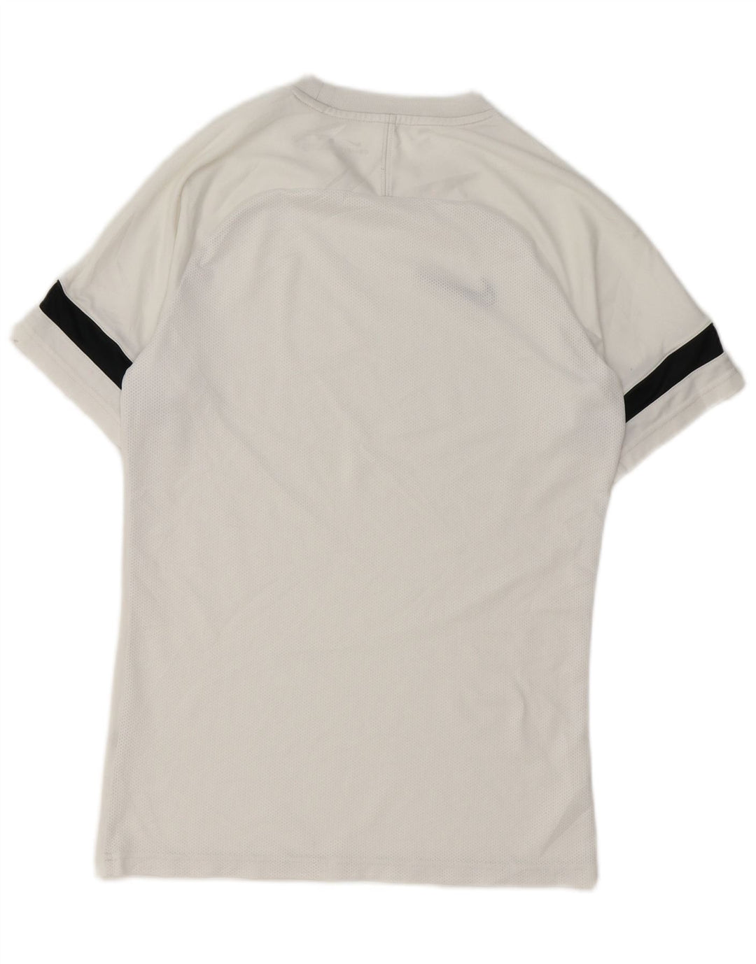 Nike Herren Dri Fit T-Shirt Top Small Weiß Farbblock