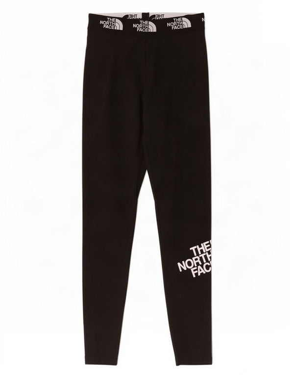The North Face Womens Graphic Leggings UK 4 XS Schwarz Baumwolle