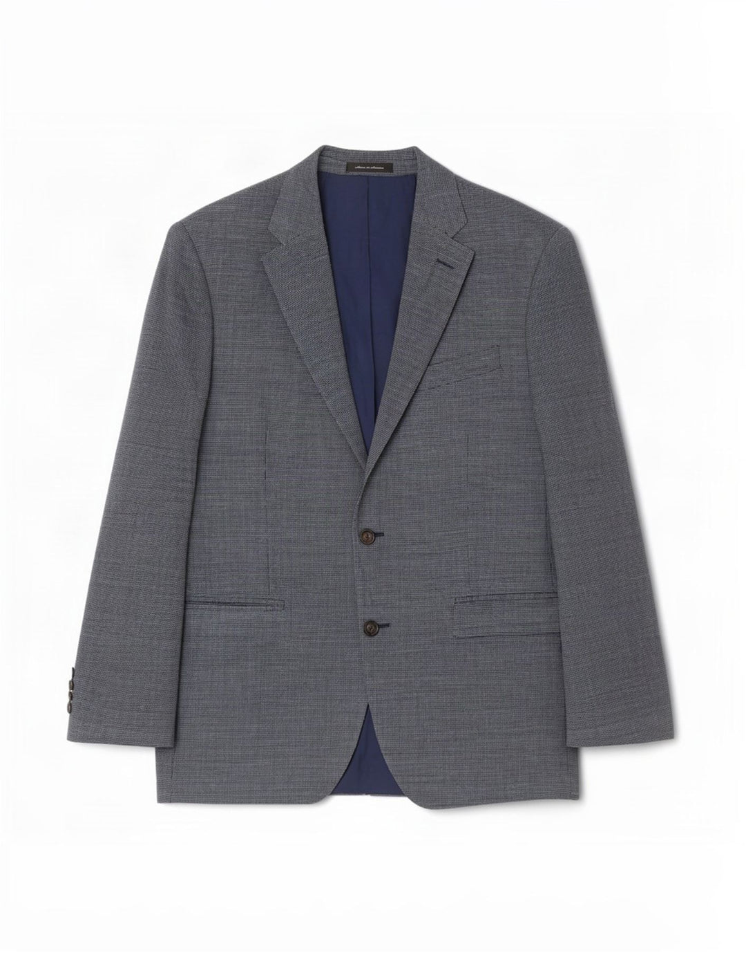 Ralph Lauren Herren-Blazer mit normaler Passform, 2 Knöpfe, UK 40, Größe L, Blau, Seide