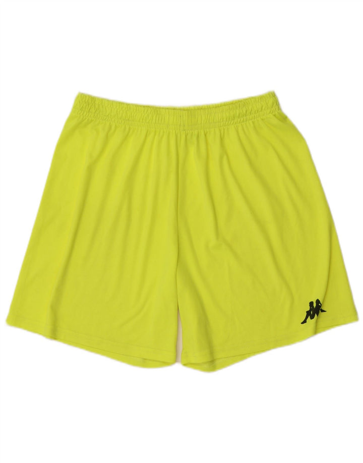 KAPPA Herren Sportshorts XL Gelb Polyester