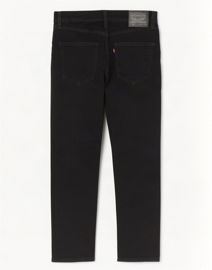 Levi's Herren 502 Tapered Jeans W34 L30 Schwarze Baumwolle