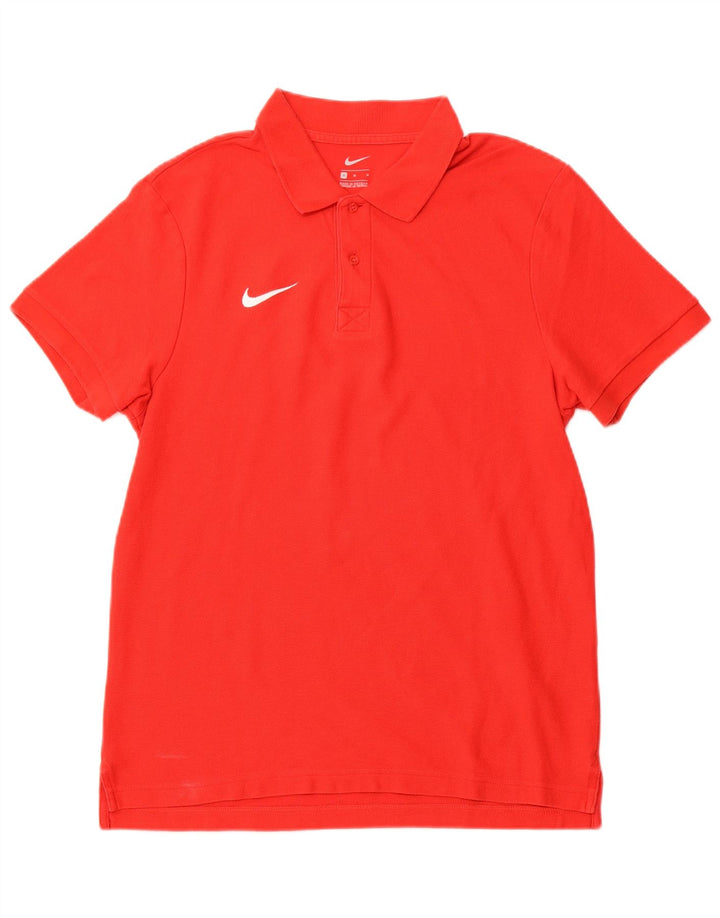 NIKE Herren-Poloshirt aus mittelroter Baumwolle