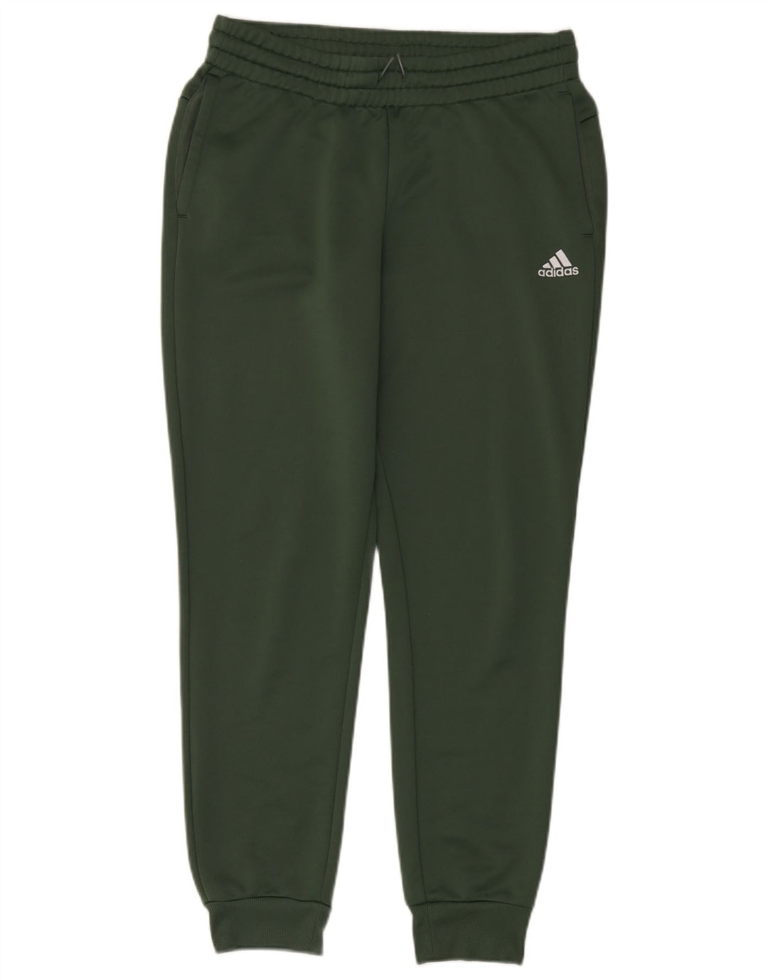 Adidas Herren Trainingshose Jogger UK 12/14 Mittelgrünes Polyester