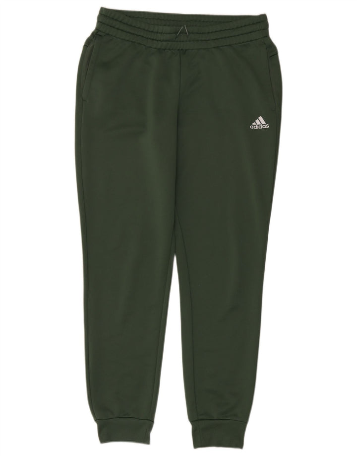 Adidas Herren Trainingshose Jogger UK 12/14 Mittelgrünes Polyester