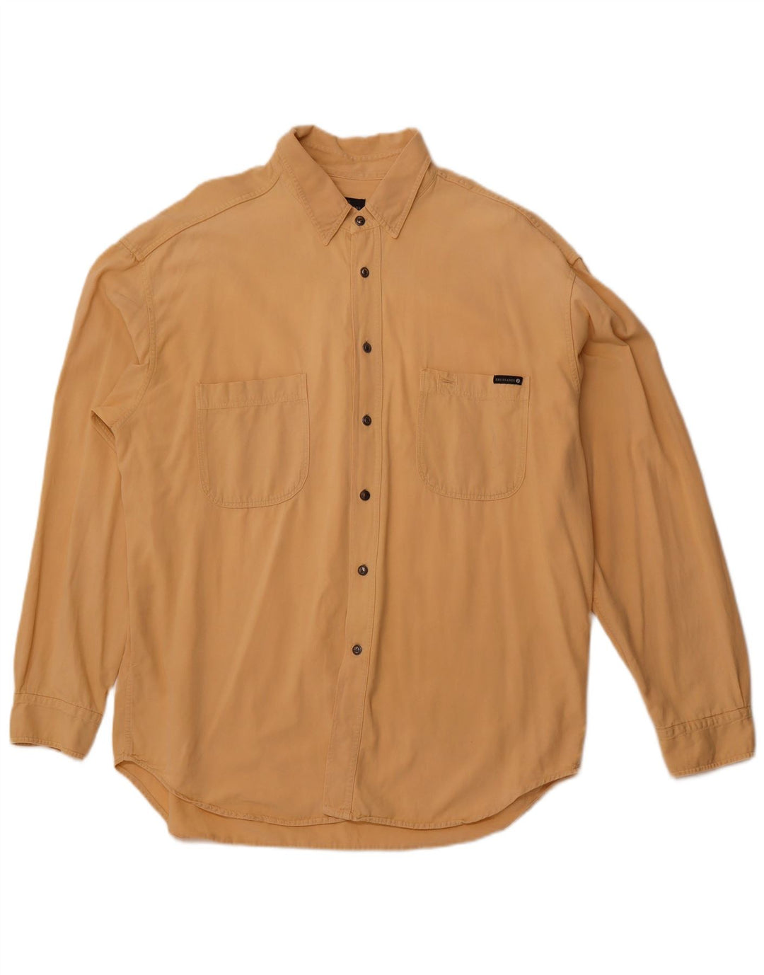 TRUSSARDI JEANS Herrenhemd XL Braun