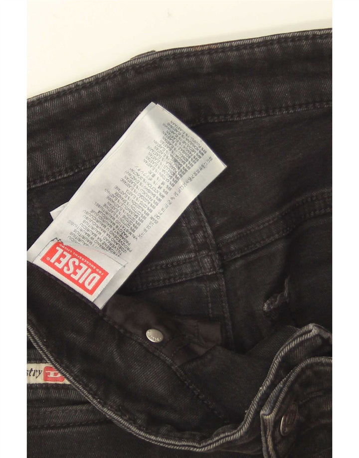 Diesel Herren Skinny Jeans W30 L30 Schwarze Baumwolle