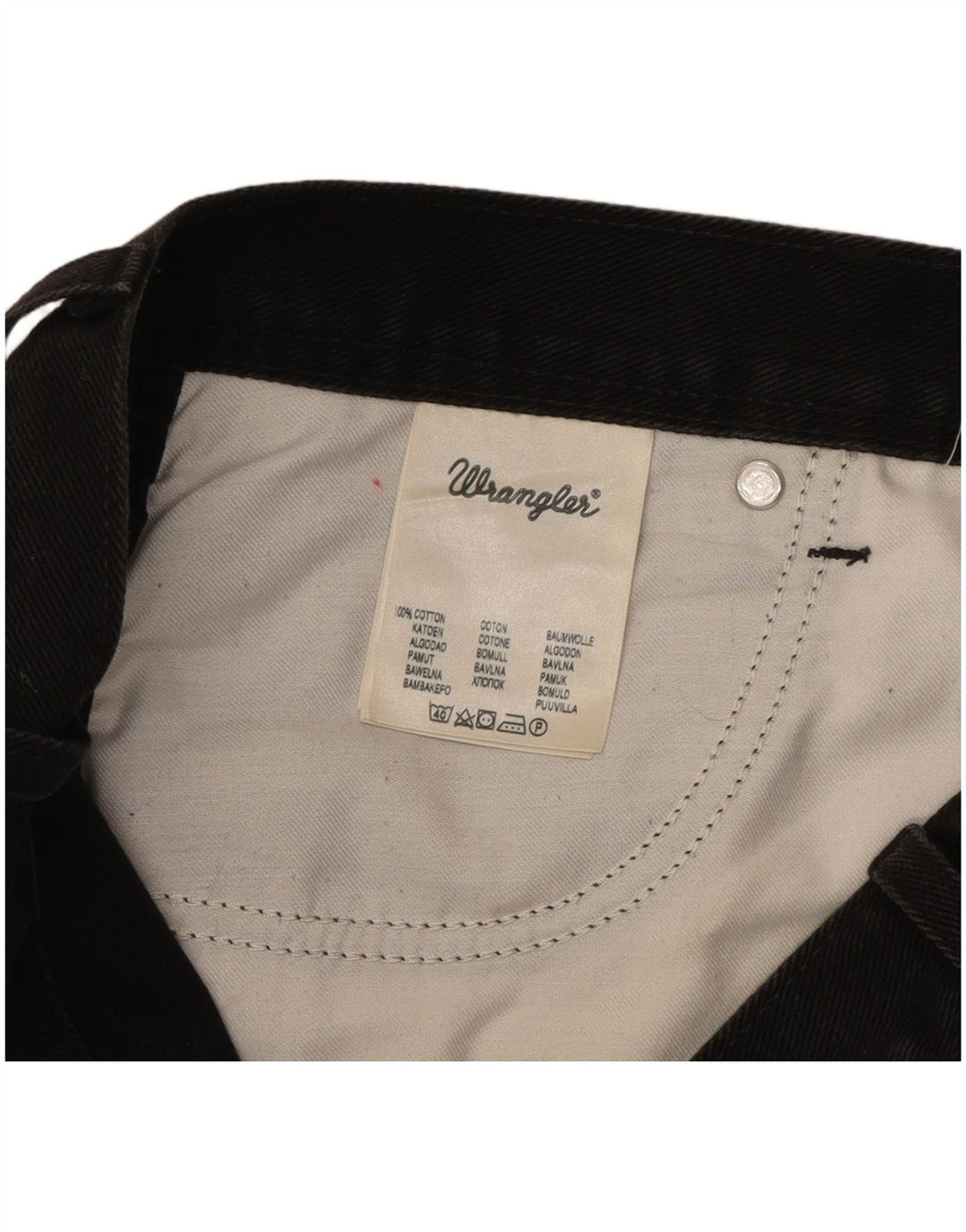 Wrangler Herren-Jeans mit normaler Passform, gerade Passform, W36, L30, schwarze Baumwolle