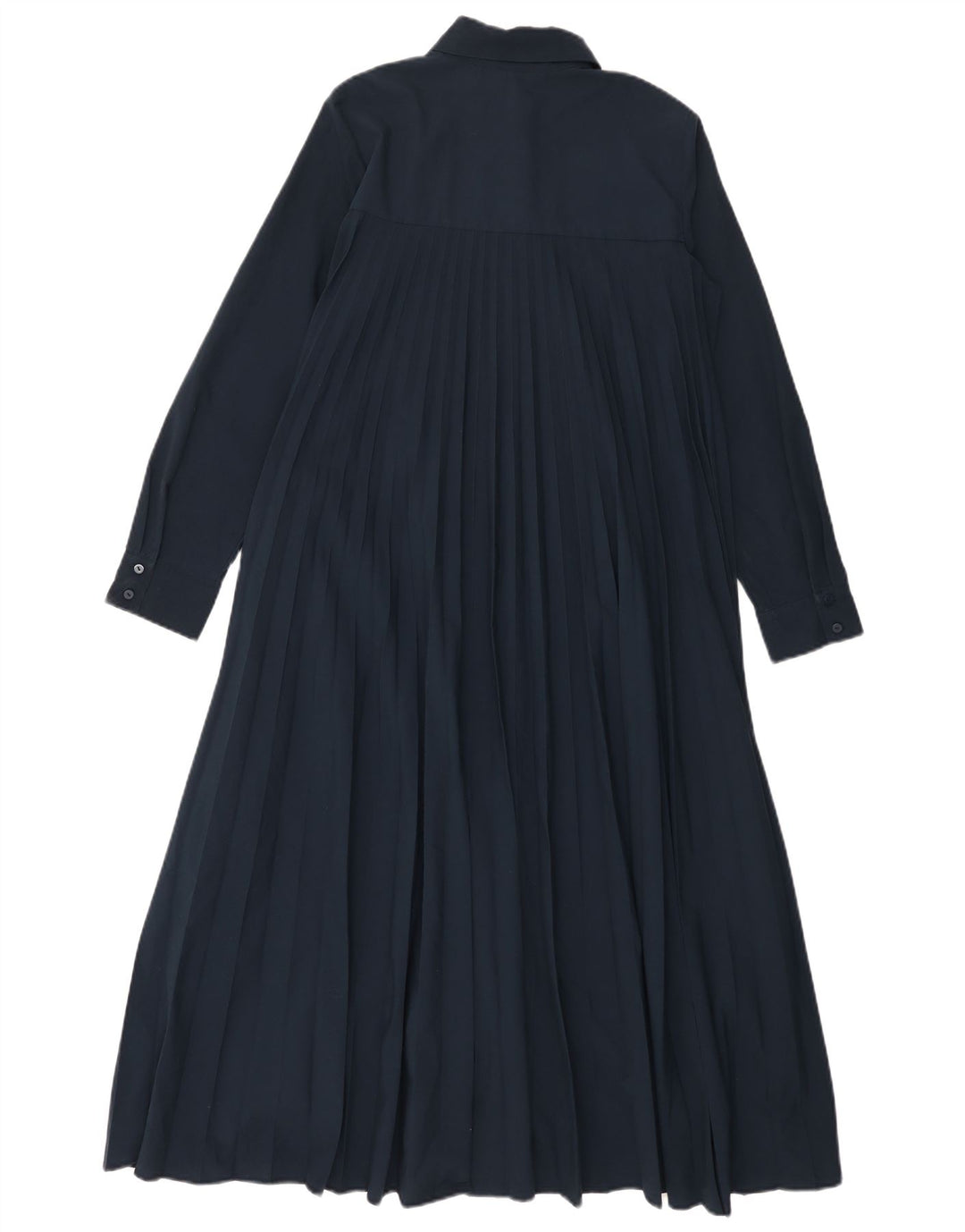 Zara Damen Übergroßes Hemdkleid UK 6 XS Marineblau Polyester