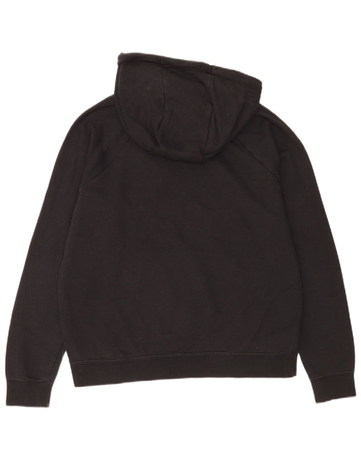 Nike Herren-Hoodie-Pullover aus mittelschwarzer Baumwolle