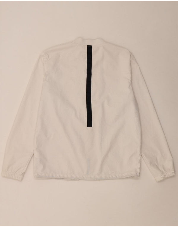 Nike Mens Tracksuit Top Jacket Medium White Colourblock Nylon