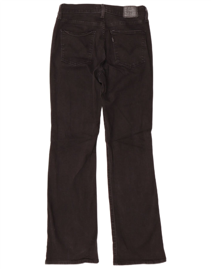 Levi's Damen Bootcut Jeans US 8 Medium W29 L32 Schwarze Baumwolle