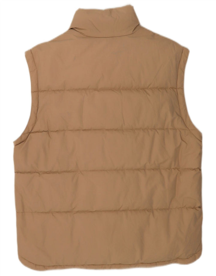 Sergio Tacchini Herren Wattierte Weste UK 40 Large Beige