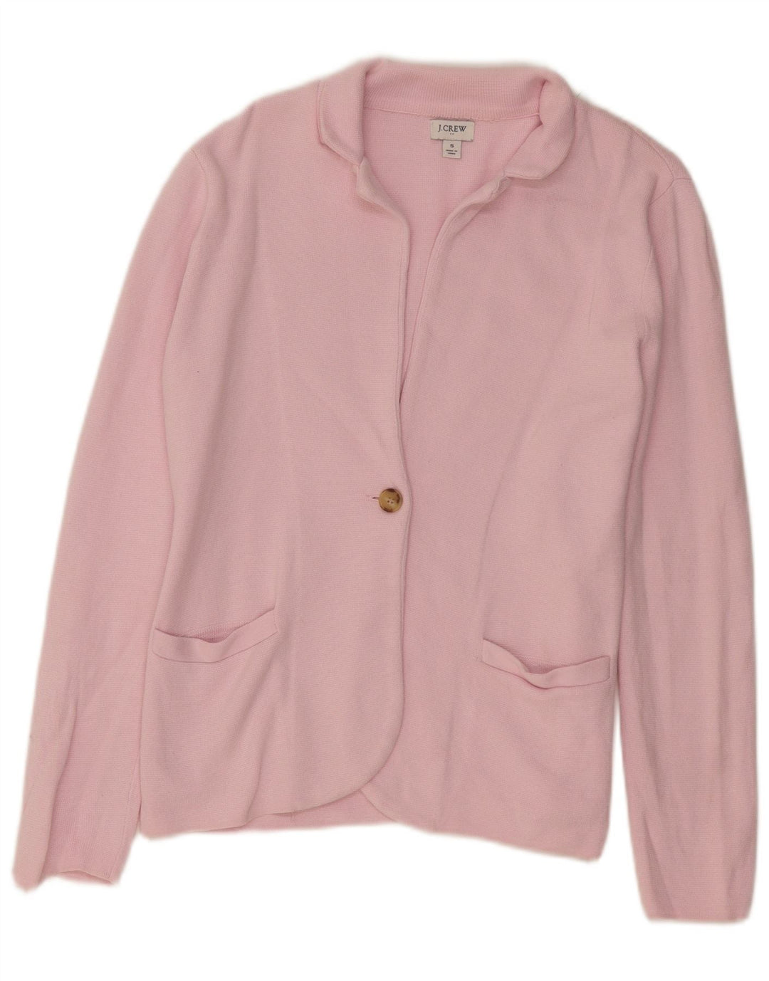 J. CREW Damen-Strickjacke in Übergröße, Gr. 10, klein, Rosa
