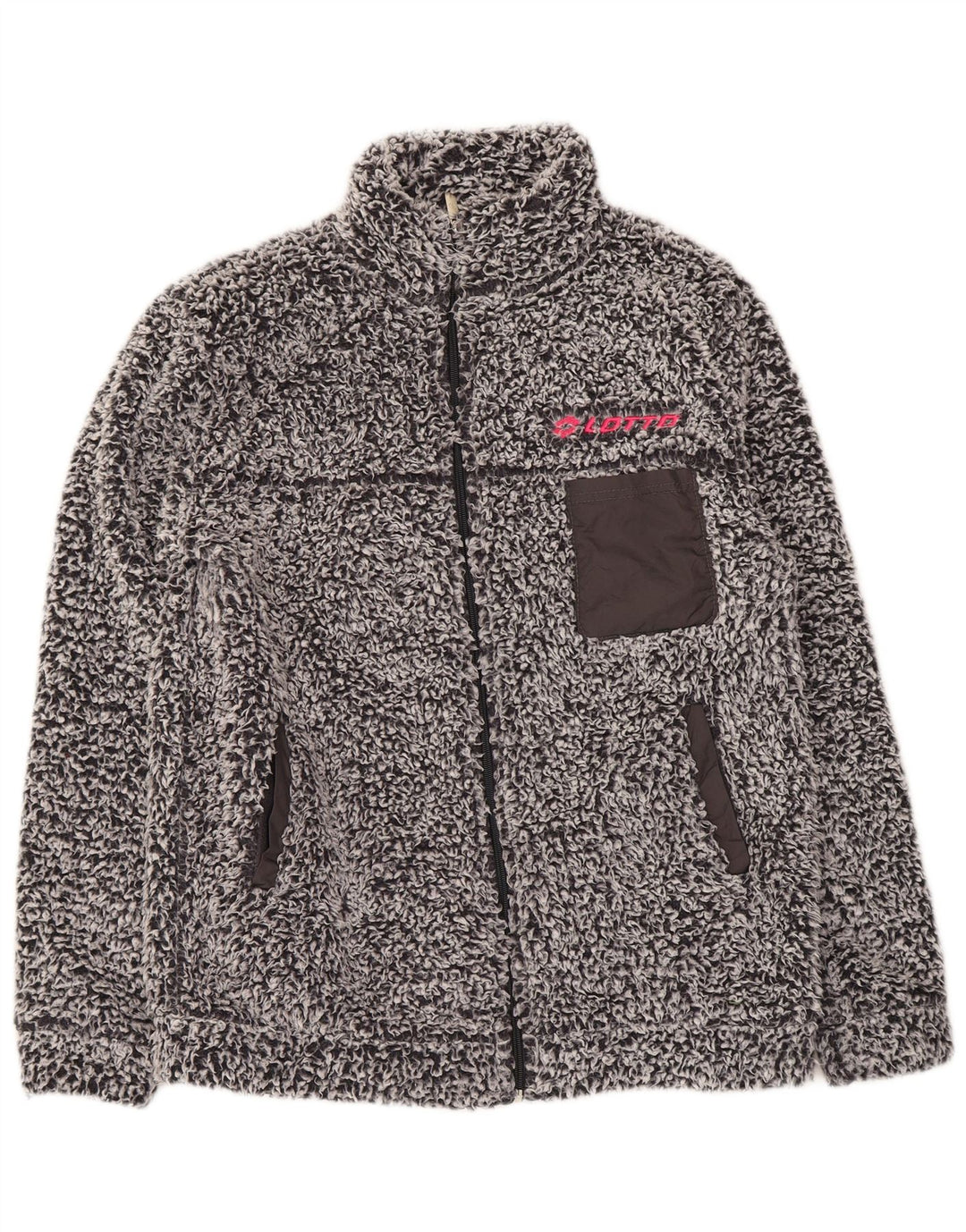 Lotto Damen Fleecejacke UK 18 XL Grau meliertes Polyester