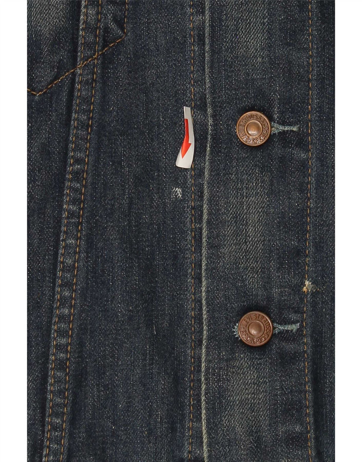 Levi's Jeansjacke für Jungen, 11–12 Jahre, mittelblaue Baumwolle