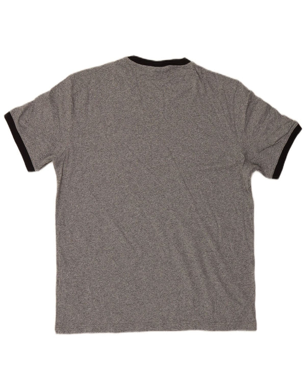 Champion Herren-T-Shirt mit Grafik, groß, grau gesprenkelte Baumwolle