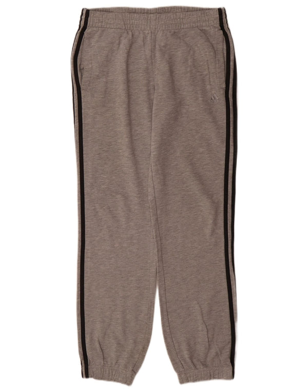 Adidas Jungen-Trainingshose, Jogginghose, 15–16 Jahre, graue Baumwolle