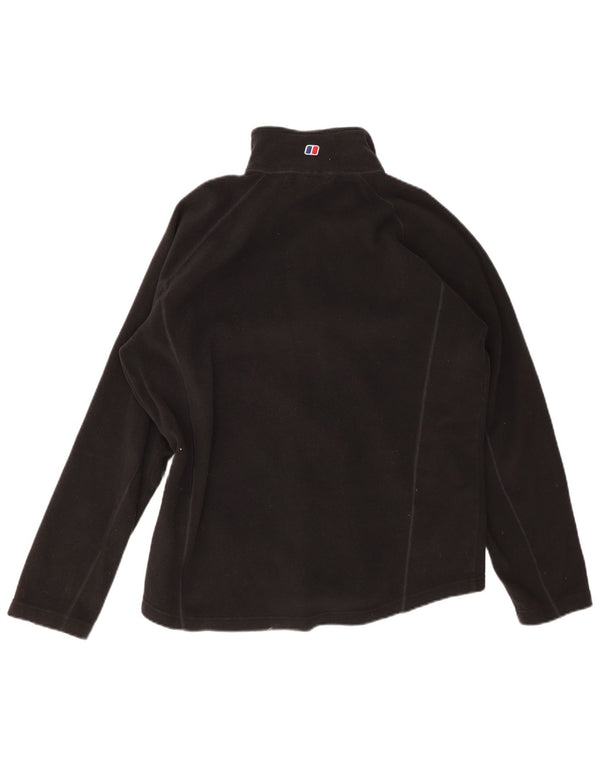 BERGANS Herren Fleecejacke UK 38 Medium Schwarz Polyester