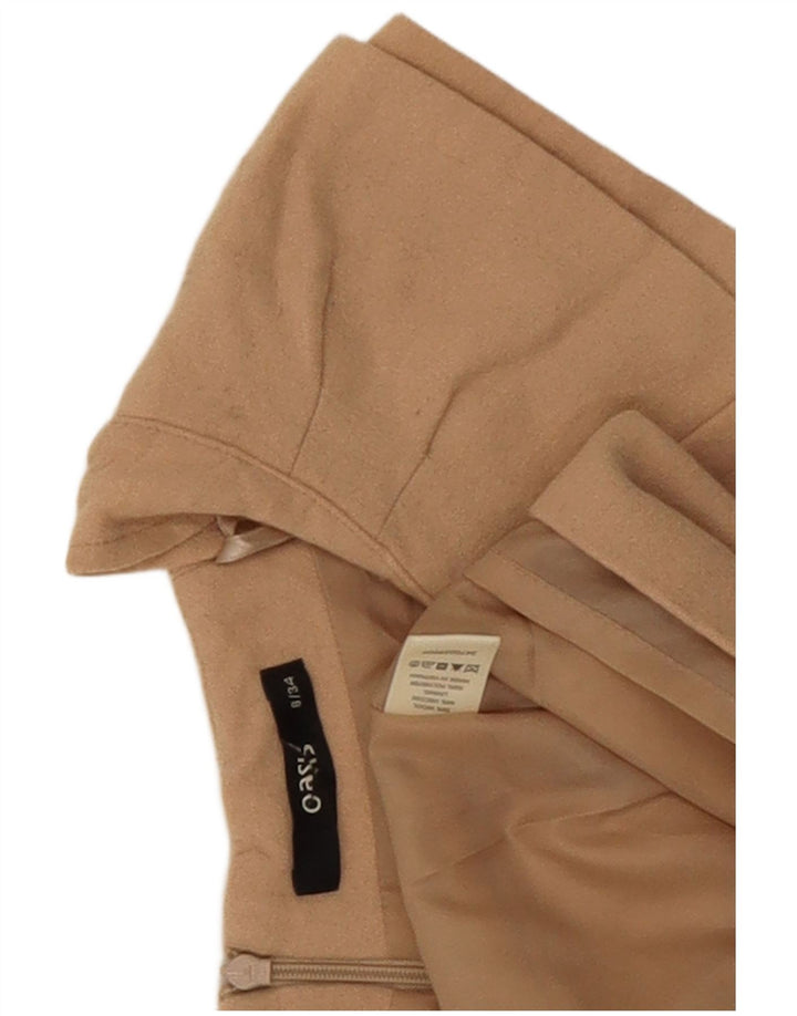 Oasis Damen Etuikleid UK 8 Small Beige Wolle