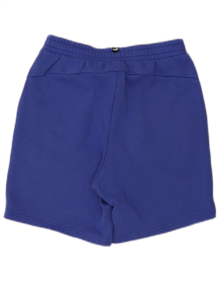 Puma Jungen Sportshorts 15–16 Jahre, blaue Baumwolle