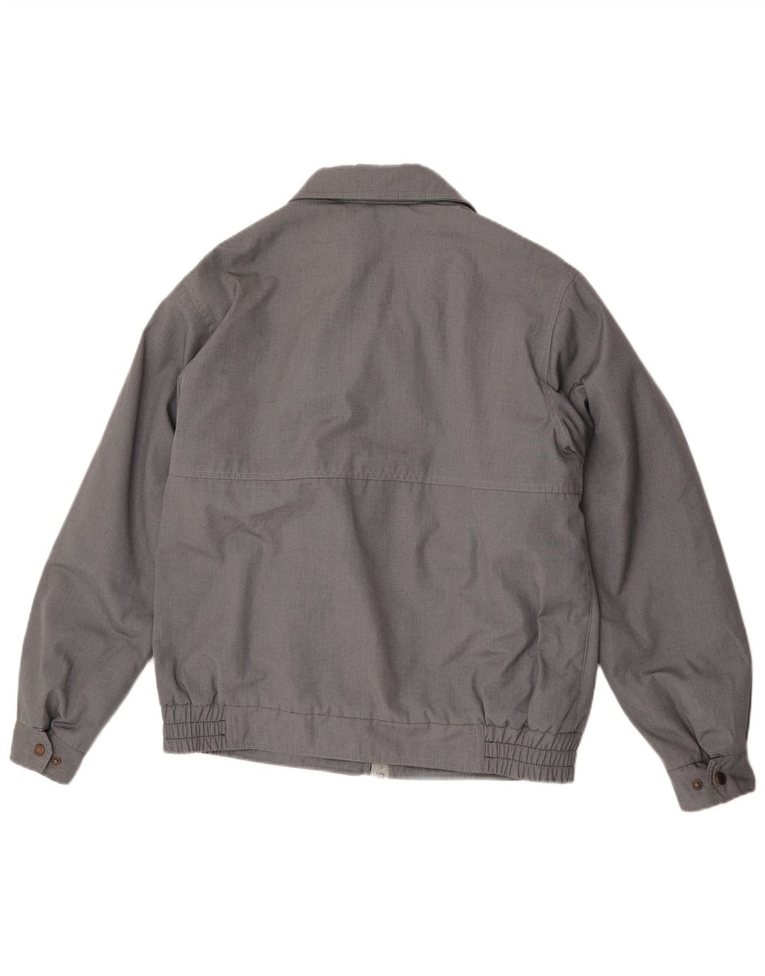 Vintage Herren Bomber Windjacke UK 38 Mittelgrau
