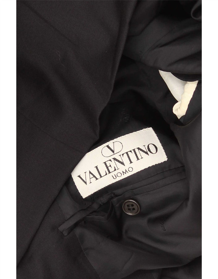 Valentino Herren-Zweireiher-Blazer, UK-Gr. 38, mittleres Marineblau
