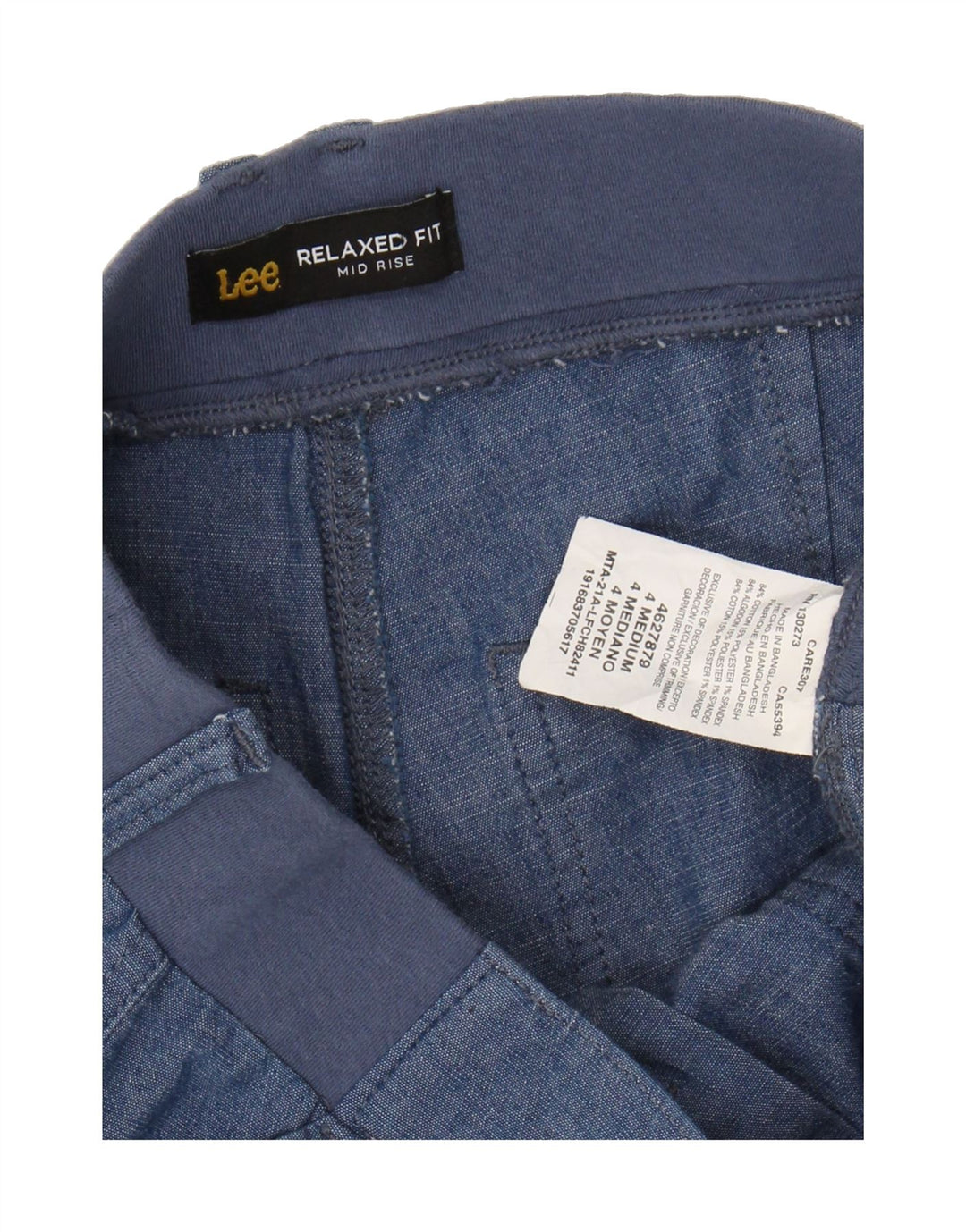 LEE Womens Mid Rise Relaxed Fit Cargo Shorts US 4 Small W28  Navy Blue Vintage Lee and Second-Hand Lee from Messina Hembry 