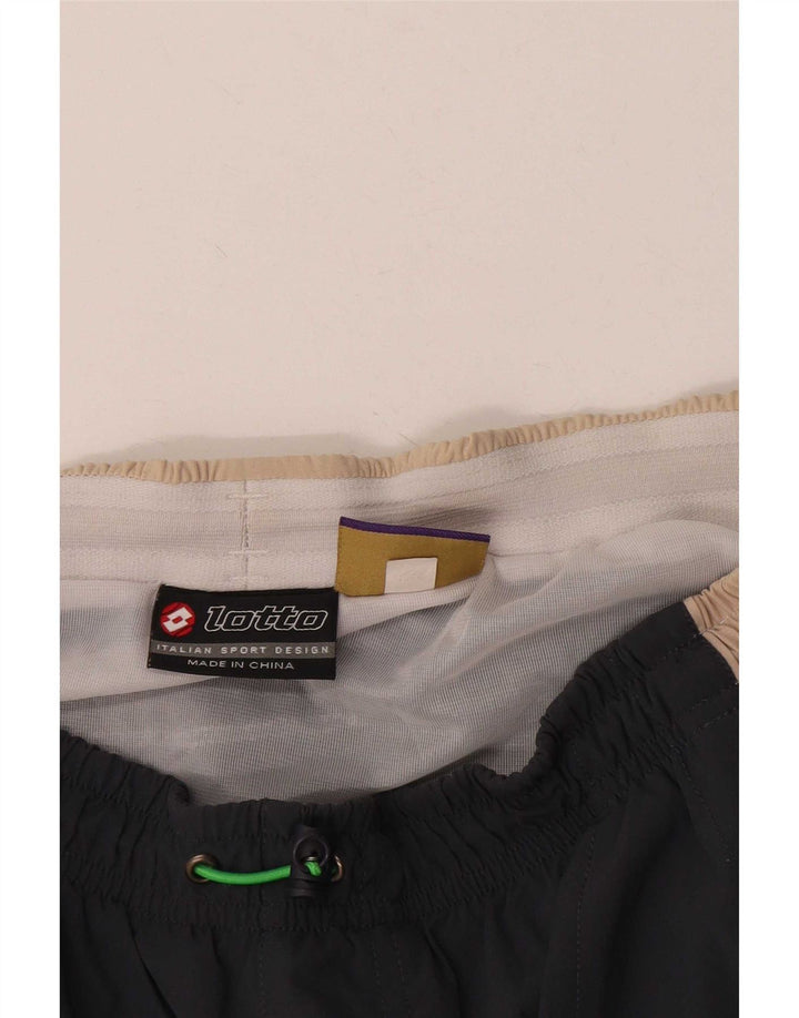 Lotto Herren-Sportshorts, Mittelgrau, Farbblock