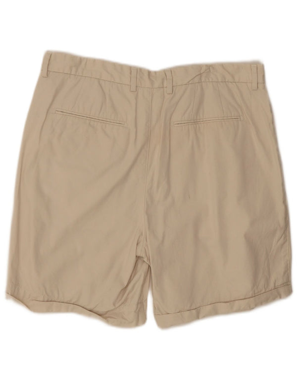 Zara Herren Chinoshorts EU 44 Large W34 Beige Baumwolle