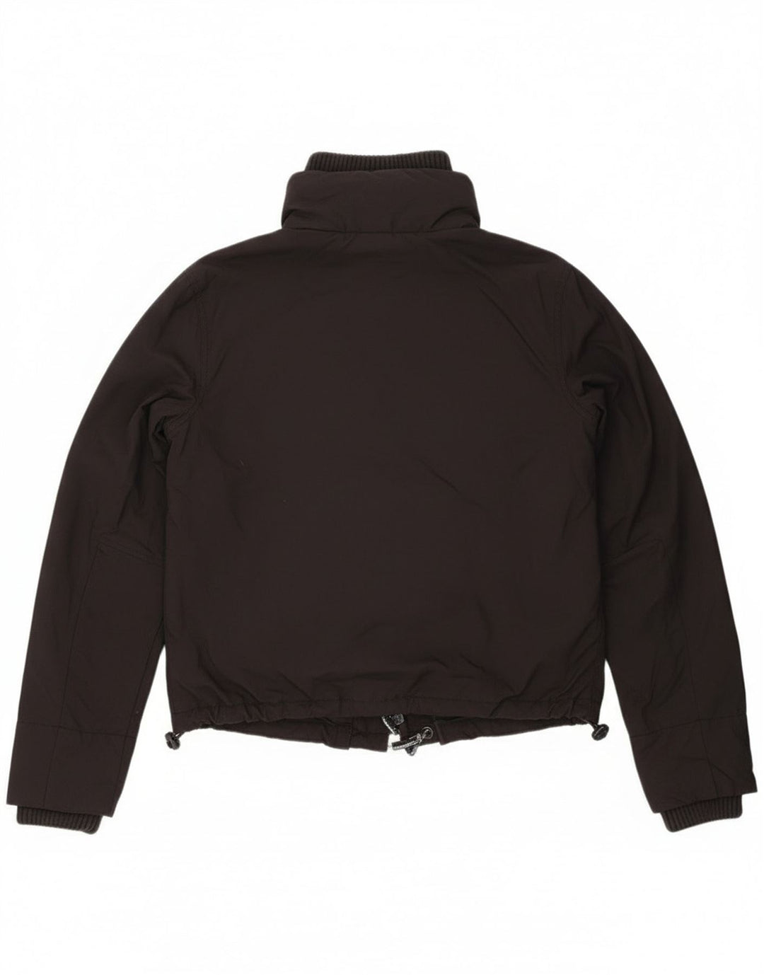 Superdry Damen Graphic Regenjacke UK 14 Mittelschwarzes Nylon