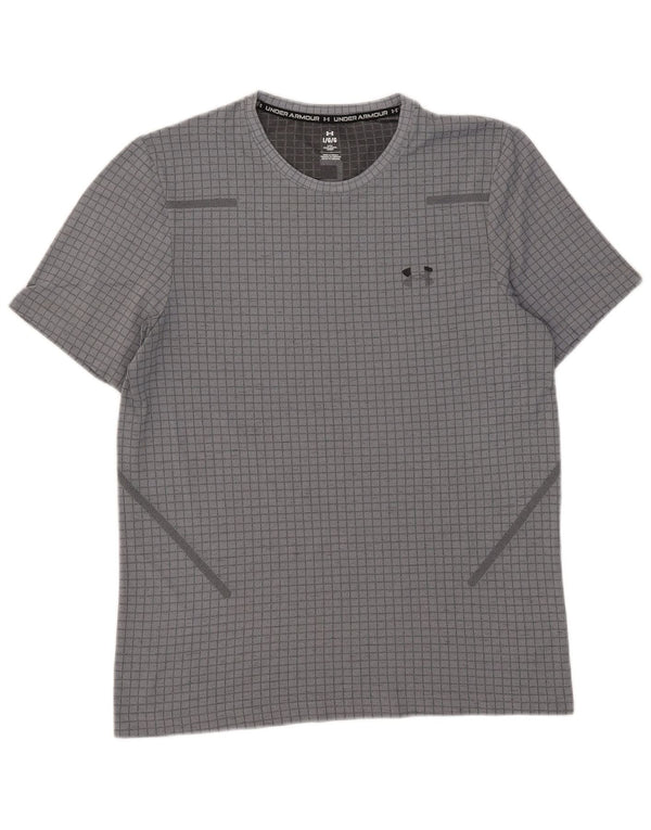 Under Armour Herren T-Shirt Top Large Grau kariert
