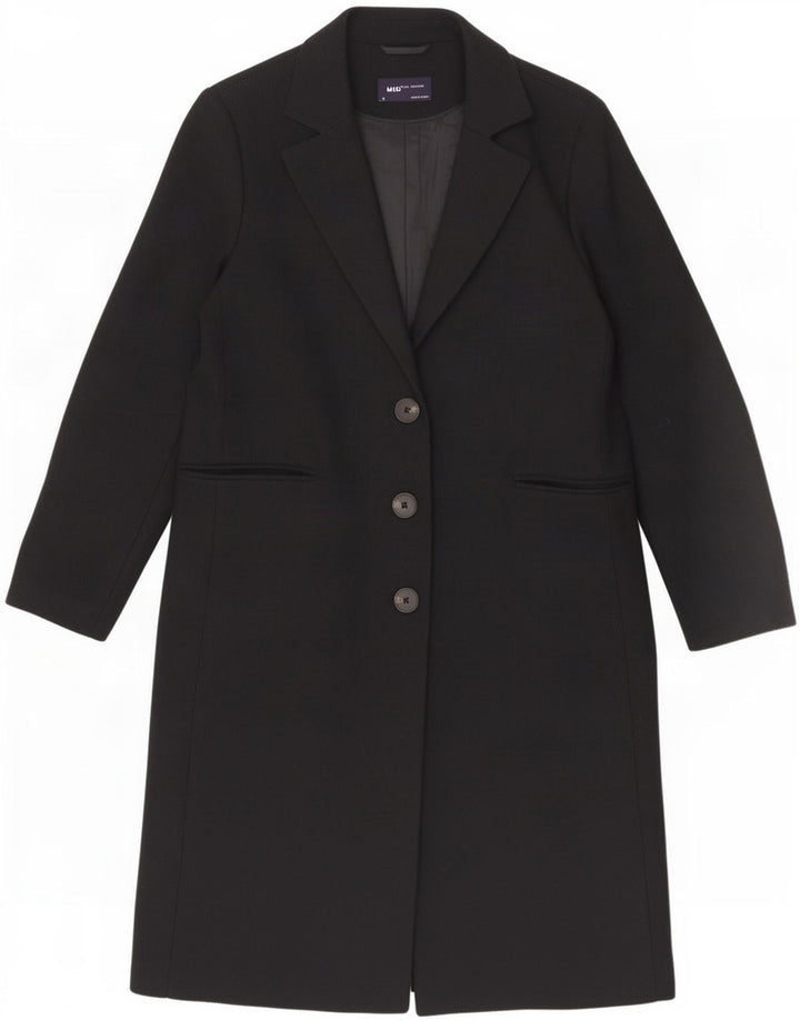 Marks & Spencer Damenmantel UK 14 Large Schwarz Polyester