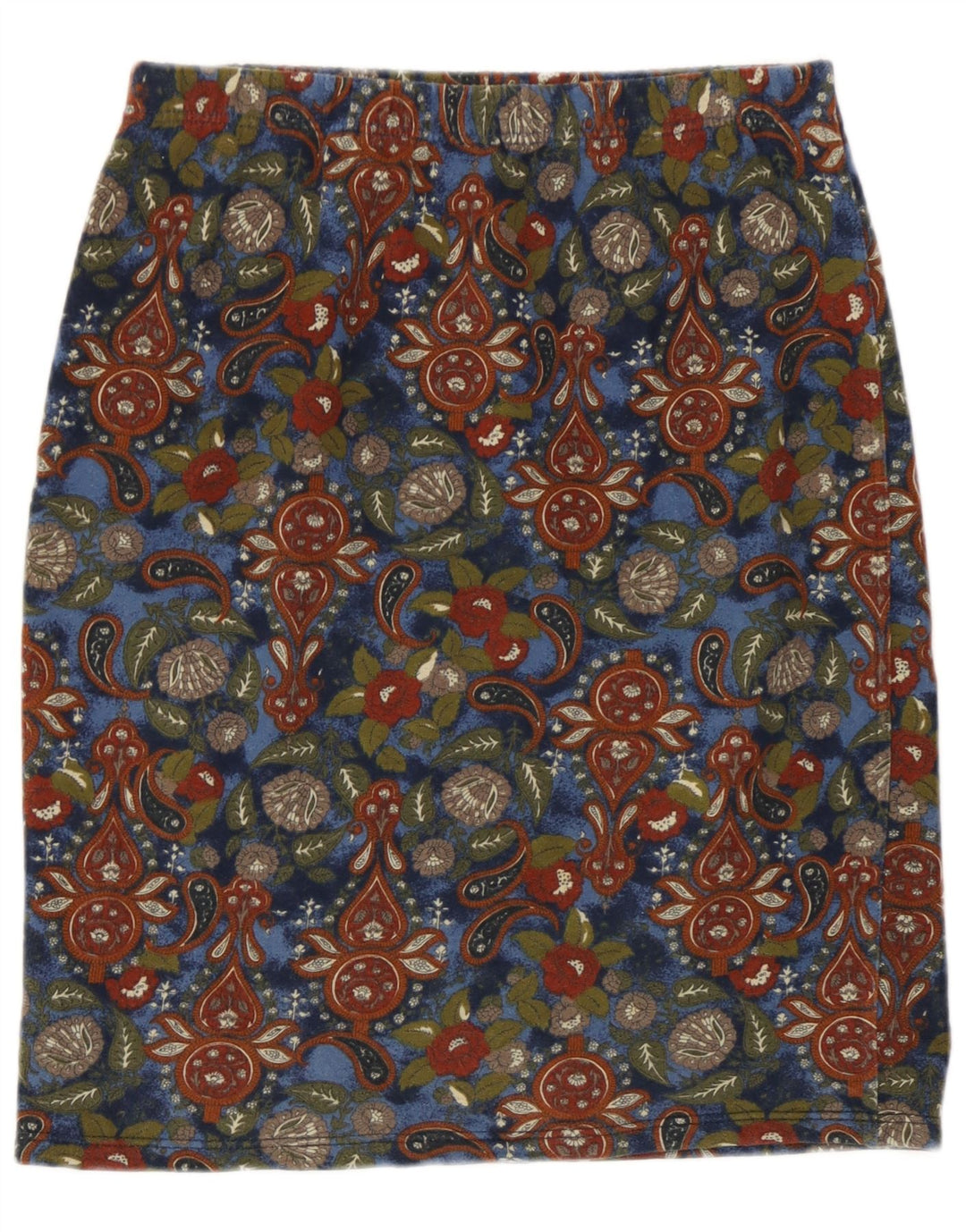 Vintage Damen Bleistiftrock W30 Medium Mehrfarbig Paisley