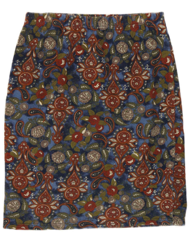 Vintage Damen Bleistiftrock W30 Medium Mehrfarbig Paisley
