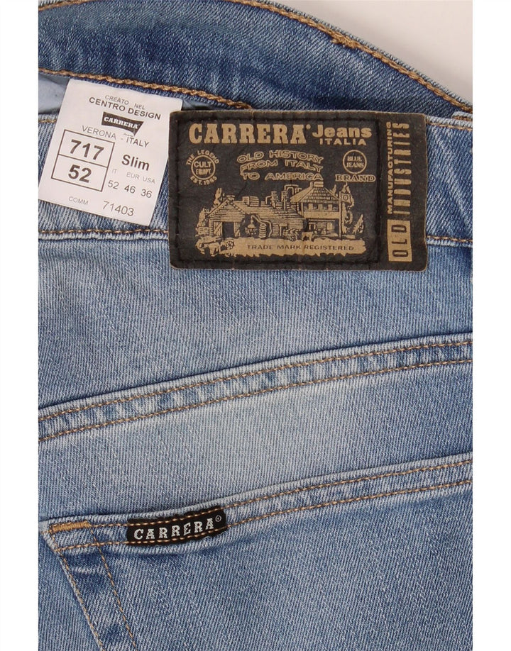 CARRERA Herren 717 Slim Jeans W36 L29 Blaue Baumwolle