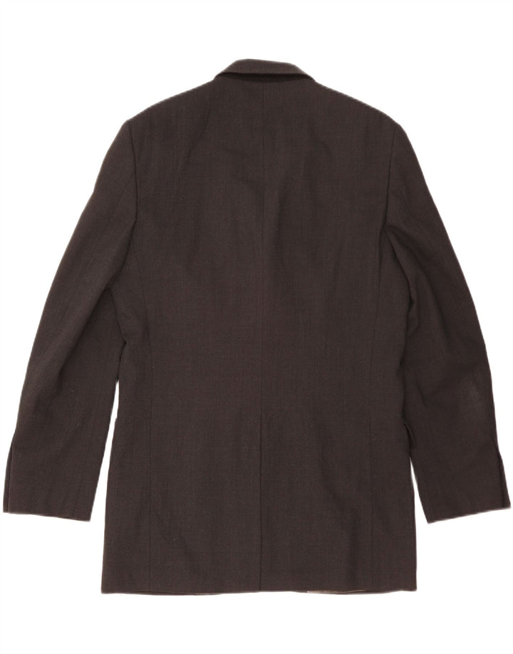 Marks & Spencer Herren-Blazer mit 3 Knöpfen, UK 38, Mittelschwarz, Polyester