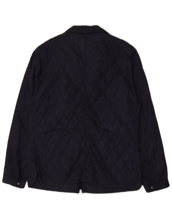 Luigi Borrelli Herren Napoli Steppjacke UK 38 Mittel Marineblau