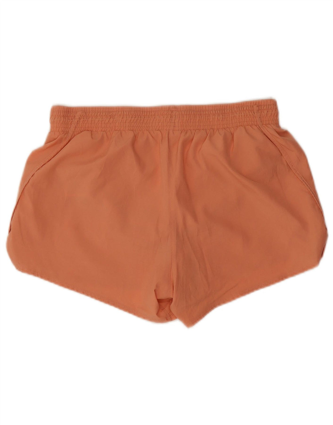 Nike Damen Dri Fit Sport Shorts UK 14 Mittelorange Polyester