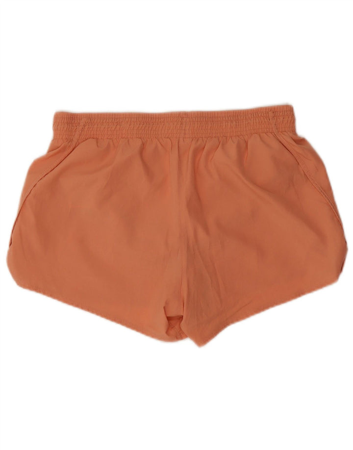 Nike Damen Dri Fit Sport Shorts UK 14 Mittelorange Polyester