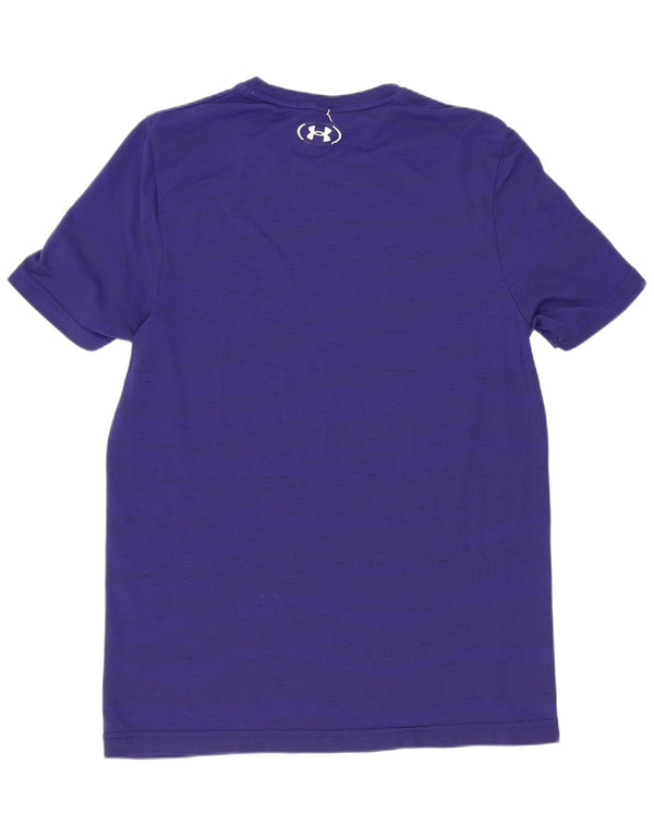 Under Armour Herren T-Shirt Top Medium Marineblau gestreift