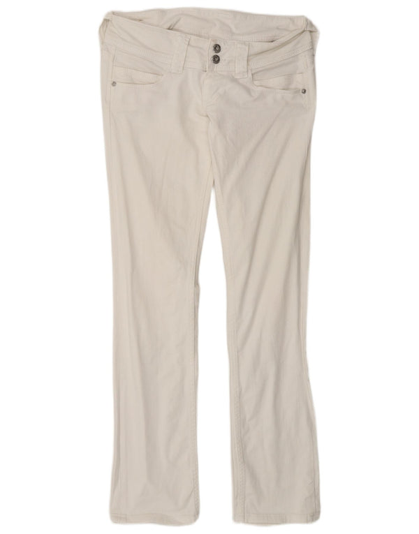 PEPE Jeans Damen Venus Slim W28 L32 Weiße Baumwolle