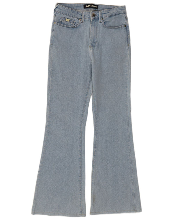 Gas Damen Camilia Bootcut Flared Jeans W26 L29 Blau