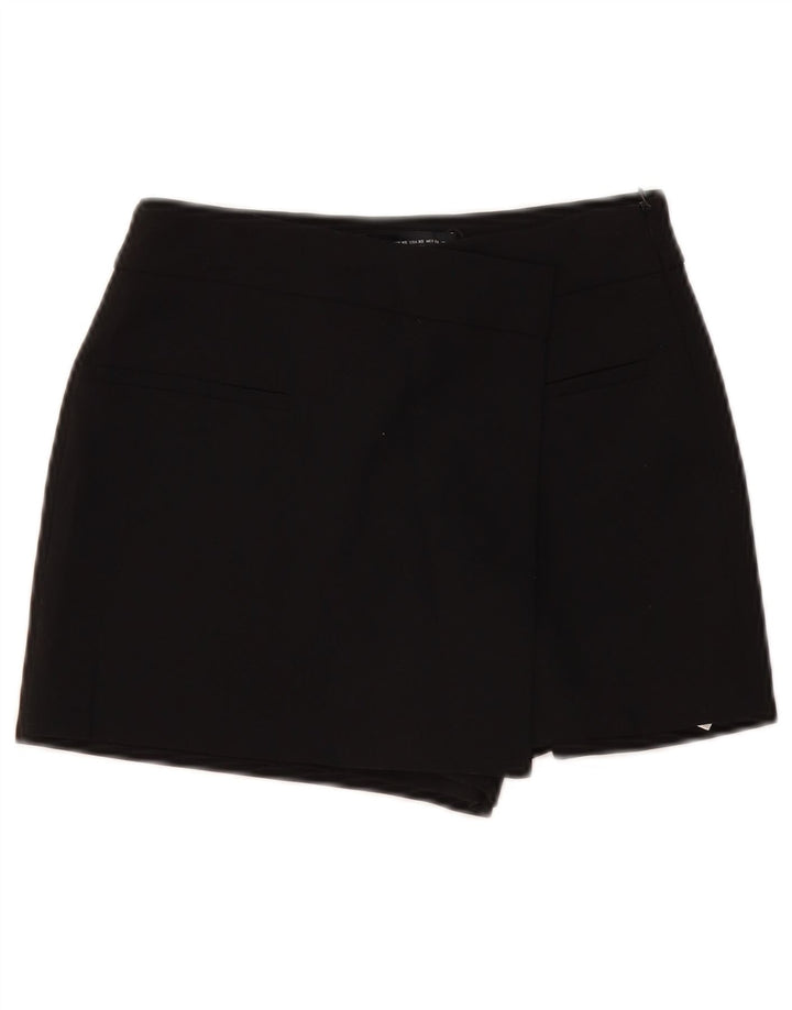 Zara Damen Skort UK 6 XS Schwarz Polyester